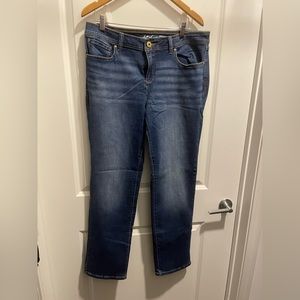 INC Denim. Women’s Straight Leg Jeans. Size 14. Blue.